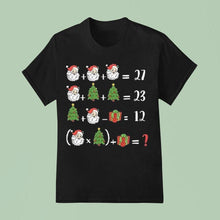 Load image into Gallery viewer, 67 Six Seven Santa Tree Math Teacher Christmas Shirt