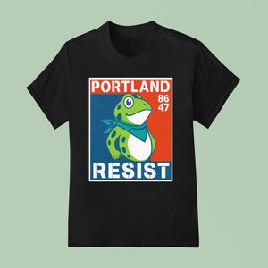 8647 Resist Portland Frog Shirt