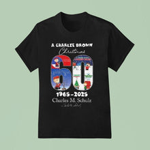 Load image into Gallery viewer, A Charlie Brown Christmas 60 Years 1965 2025 Charles M Schulz Shirt
