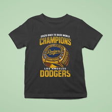 Load image into Gallery viewer, 2025 Back To Back World Champions La Dodgers Ring Gold Shirt
