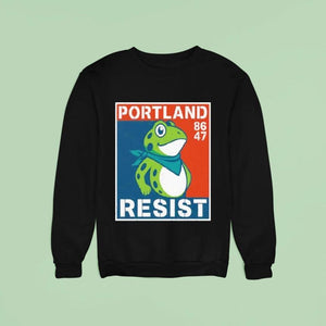 8647 Resist Portland Frog Shirt