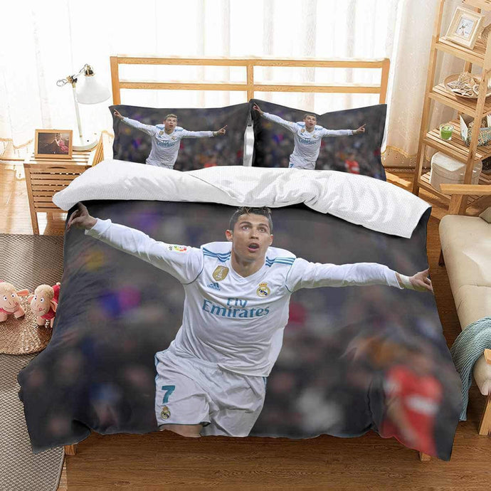 3D Customize Cristiano Ronaldo Bedding Set Duvet Cover Set Bedroom Set Bedlinen