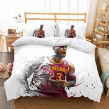 Load image into Gallery viewer, 3D Customize Lebron James Bedding Set Duvet Cover Set Bedroom Set Bedlinen