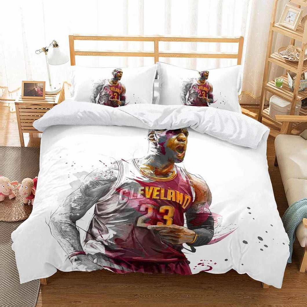 3D Customize Lebron James Bedding Set Duvet Cover Set Bedroom Set Bedlinen